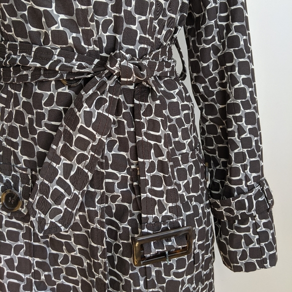 STEVE MADDEN Printed Trench Coat, S - Picture 8 of 8